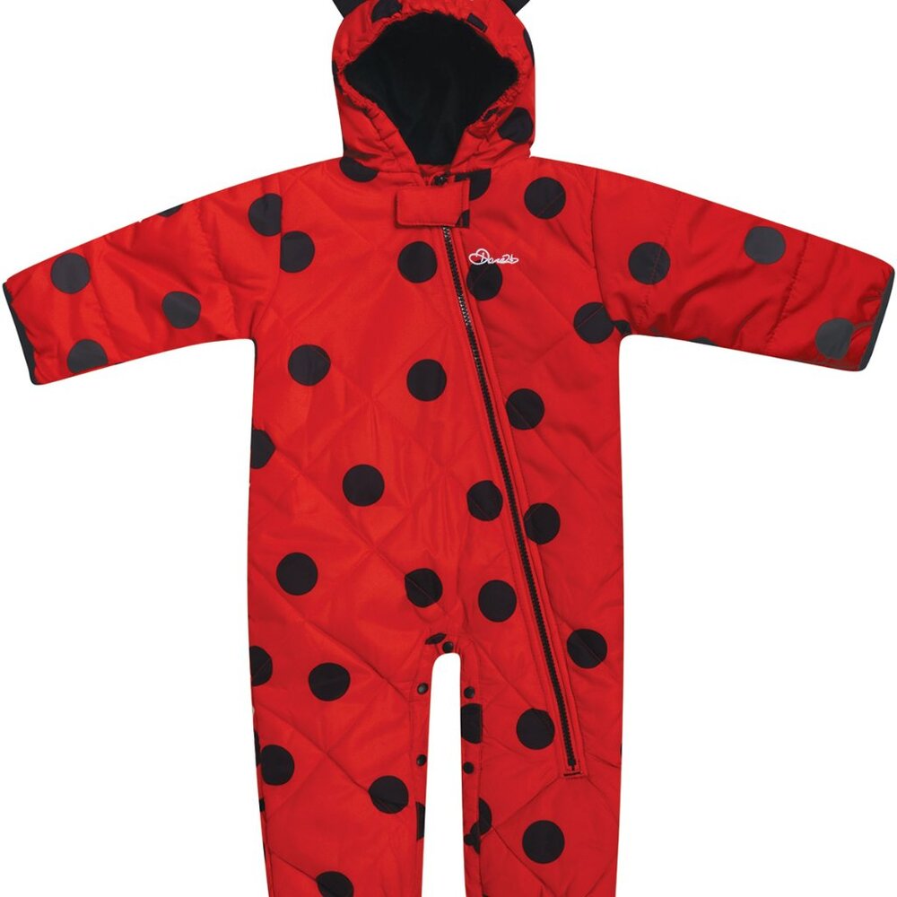 BRAND NEW DARE2B BREAK THE ICE LADYBUG BAMBINO BUNTING SNOWSUIT SIZE 0-6 MONTHS